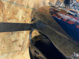 Vivid Black Harley FXR Gas Fuel tank Center fill Chopped custom Graphix Paint!