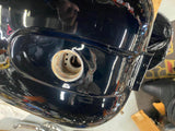 Vivid Black Harley FXR Gas Fuel tank Center fill Chopped custom Graphix Paint!