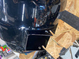 Vivid Black Harley FXR Gas Fuel tank Center fill Chopped custom Graphix Paint!