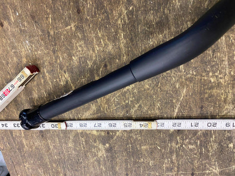 Wild 1 CHUBBY SAVAGE BLACK 1 1/4 Handlebars Harley softail Dyna Sportster Choppe