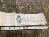 Vtg 1920's US Bond Book Court Official Paperwork Bail Bondsman Antique Ephemera