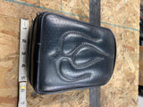 Flame Stitch Sissybar Passenger Backrest Pad Harley Softail Shovelhead Sportster