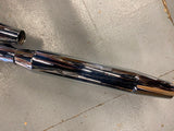 2000^ Stock Exhaust Harley Softail OEM Heritage Fatboy Mufflers heat shields mou