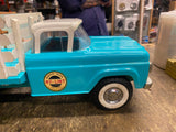 Vtg Nylint 4500 Ford Logo Ranch Truck Stake Bed Pickup Tin Toy Orig Box Minty!