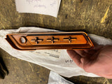 Right Saddlebag Latch Cover Amber Whiskey OEM Harley Street Road Glide touring