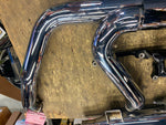2 into 1 Dyna Switchback Exhaust Screamin Eagle Supertrap Muffler Harley FLD