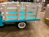 Vtg Nylint 4500 Ford Logo Ranch Truck Stake Bed Pickup Tin Toy Orig Box Minty!