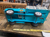 Vtg Nylint 4500 Ford Logo Ranch Truck Stake Bed Pickup Tin Toy Orig Box Minty!