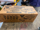 Vtg Nylint 4500 Ford Logo Ranch Truck Stake Bed Pickup Tin Toy Orig Box Minty!