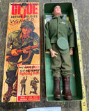 Vtg 1964 GI Joe Hasbro Marine Scar Face Orig Box Dog Tag 7500 Action Figure Brow