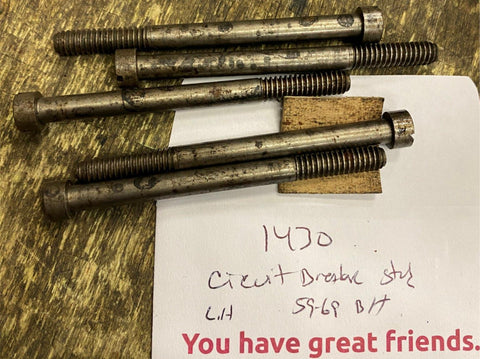 NOS CAM CHEST CIRCUIT BREAKER STUD SCREW HARLEY FL PANHEAD SHOVELHEAD 1959-1969