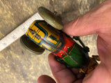 Vtg Wind up Tin Toy Monkey Germany U.S Zone 50's Tricycle Mechanical Arnold Cycl