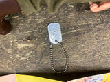 Vtg 1964 GI Joe Hasbro Marine Scar Face Orig Box Dog Tag 7500 Action Figure Brow