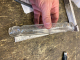 Dr S.H Thompson Sterile Tube-Toothbrush Package Glass Antique 1922 Medical Docto