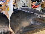1957-1958 Panhead Gas fuel Tanks OEm Harley Chopper Fatbobs Old Paint Factory
