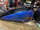 Vtg Shovelhead Gas fuel Tanks OEm Harley Chopper Fatbobs Old Paint Factory 3.5