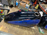 Vtg Shovelhead Gas fuel Tanks OEm Harley Chopper Fatbobs Old Paint Factory 3.5