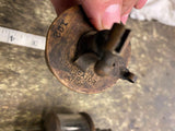 Vtg Brass MICHIGAN LUBRICATOR Hit & Miss Engine Drip Oiler Detroit Motor Steampu