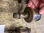 Vtg Brass Lonergan LUBRICATOR Hit & Miss Engine Drip Oiler Detroit Motor Steampu
