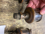 Vtg Brass Lonergan LUBRICATOR Hit & Miss Engine Drip Oiler Detroit Motor Steampu
