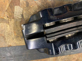 6 PISTON BRAKE CALIPER FRONT LEFT HARLEY BLACK CONTRAST SOFTAIL DYNA CUSTOM CHOP