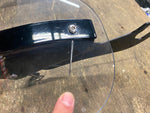 OEM Detachable Windshield Harley Heritage Softail Fatboy Black Trim 20" Clear