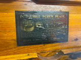 Vtg Tools Sears Roebuck Invincible Screw Plate tap die set Large Wood Case 1902!