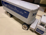 RARE VTG 1960's STRUCTO FORD KROGER TIN TOY SEMI STEEL TRUCK PRIVATE LABEL 23"