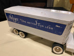 RARE VTG 1960's STRUCTO FORD KROGER TIN TOY SEMI STEEL TRUCK PRIVATE LABEL 23"