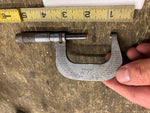 Vtg Lufkin 1622 Outside Micrometer 1-2" USA Tools Machinist Mechanic Die