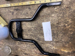 Round stock sissybar Upright Backrest Harley OEM Softail Heritage dyna Fatboy Bl