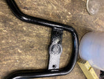 Round stock sissybar Upright Backrest Harley OEM Softail Heritage dyna Fatboy Bl