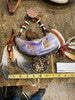 Bradford Exch Sacred Sentinels Sacred Gaurdians Wolf Powder Horn Native American