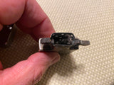 Vtg 1938-1941 4 Barrel Hinge Early Zippo Lighter Diagnol Line Edging Round Corne