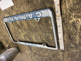 Vtg 1968 Camaro License plate Frame Hot Rod Man Cave garage Sign Advertising!