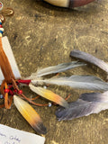 Bradford Exch Sacred Sentinels Sacred Gaurdians Wolf Powder Horn Native American