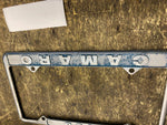 Vtg 1968 Camaro License plate Frame Hot Rod Man Cave garage Sign Advertising!