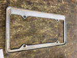Vtg 1968 Camaro License plate Frame Hot Rod Man Cave garage Sign Advertising!