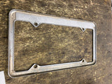 Vtg 1968 Camaro License plate Frame Hot Rod Man Cave garage Sign Advertising!