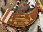 Bradford Exch Sacred Sentinels Sacred Gaurdians Wolf Powder Horn Native American