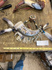 Bradford Exch Sacred Sentinels Dream Gaurdians Wolf Powder Horn Native American