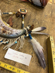Bradford Exch Sacred Sentinels Dream Gaurdians Wolf Powder Horn Native American