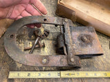 Vtg Barn Sliding Door Hardware Roller 4" Hanger Big 4 National Mfg Co USA 1940's