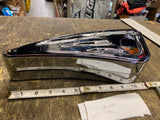 Custom Stretched Air Cleaner Harley Chopper Softail Touring Bagger Carb Chrome