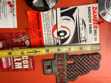 Vtg Triangle Tire Co Sign Advertising Ink Blotter Auto Gas Oil Collector Pgh Pa!
