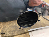 Custom Stretched Air Cleaner Harley Chopper Softail Touring Bagger Carb Chrome