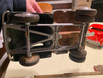 SMITH MILLER TIN TOY SEMI STEEL TRUCK FLAT NOSE MILITARY ARMY FLATBED HAULER 50'