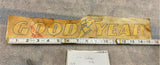 Vtg Goodyear Tire Sticker decal 15" Oil Gas Man Cave Toolbox Truck Gas pump coll