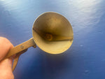 1906 Antique Geer Brass Cone Clipper ice cream Disher scoop Rare Conical Soda Je