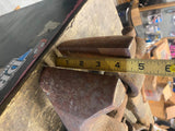 Vtg Tools Blacksmith Leg Post Vise Antique Horse 45" Tall 4 1/2" Jaws Heavy duty